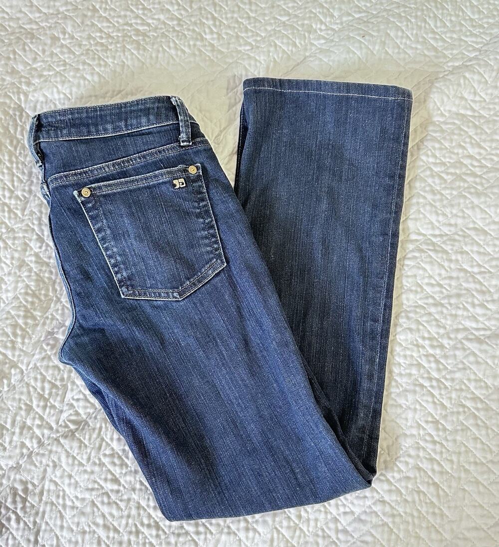 Joe's Bootcut Straight Leg Woman's Jeans Size 27 Dark Blue Preowned 27x27